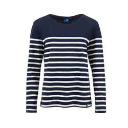 RNLI Women's Stripe Long-Sleeved T-Shirt, Navy