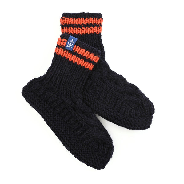 RNLI Wool Sofa Socks, Navy