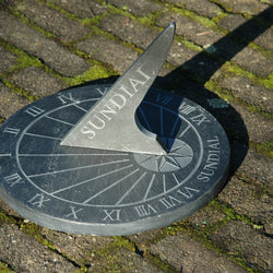 Round Slate Sundial