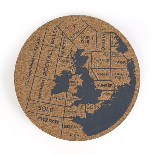 RS2672305 Cork Shipping Forecast Placemats, Set Of 4