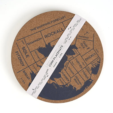 RS2672305 Cork Shipping Forecast Placemats, Set Of 4