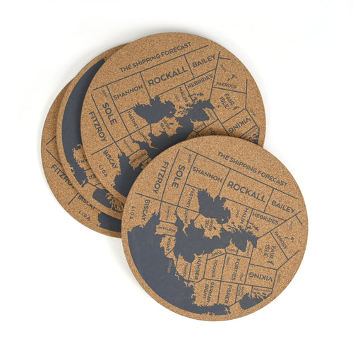 RS2672305 Cork Shipping Forecast Placemats, Set Of 4