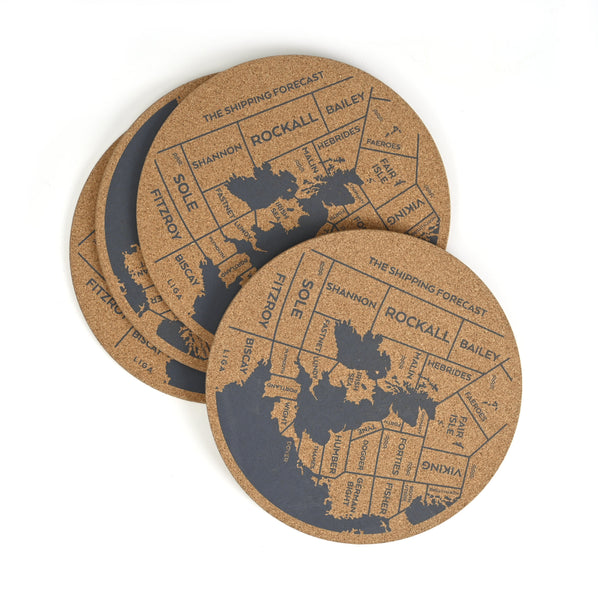 RS2672305 Cork Shipping Forecast Placemats, Set Of 4