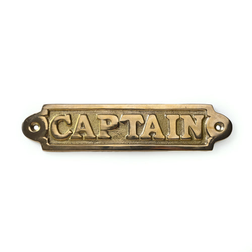 RS2675108 Captain Brass Plaque