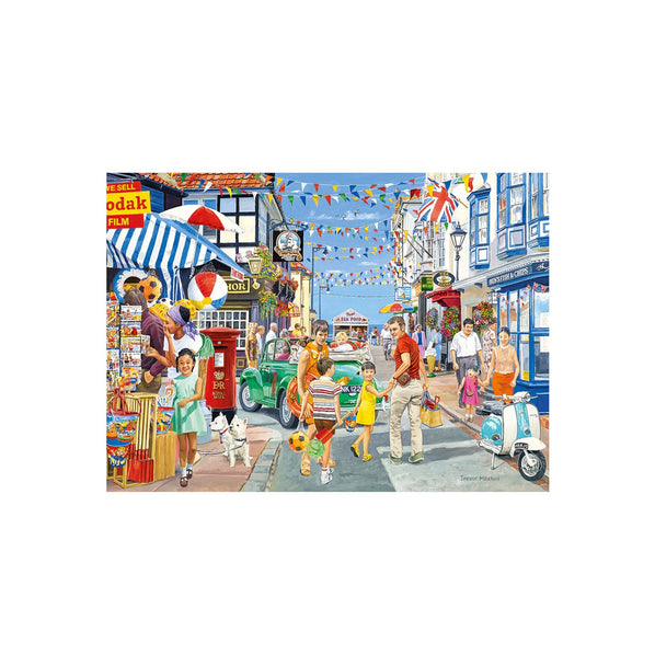 Seaside Highstreet Jigsaw Puzzle, 1000 Pieces