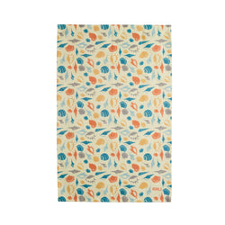 Shell Print Tea Towel, 2 Pack