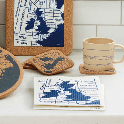 Shipping Forecast Eco Dishcloths