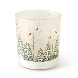 Snow Trees Candle Holder