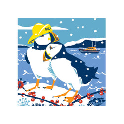 SNOWY PUFFINS CHRISTMAS CARDS 2026