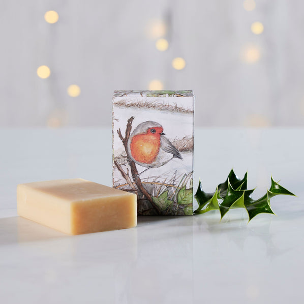 Winter Robin Nutmeg, Orange and Cinnamon Soap