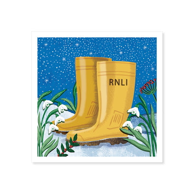Winter Wellies Christmas Cards, Pack of 8 2025