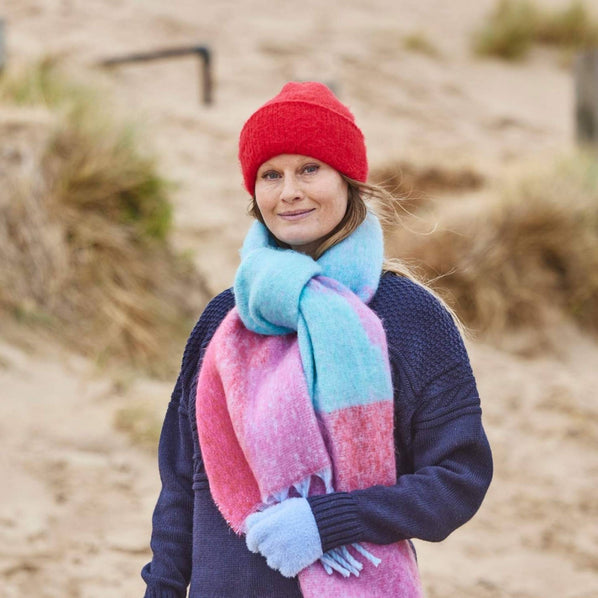 Women’s Joan Beanie Hat, Red