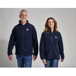 Women's RNLI Flag Full-Zip Fleece, Navy
