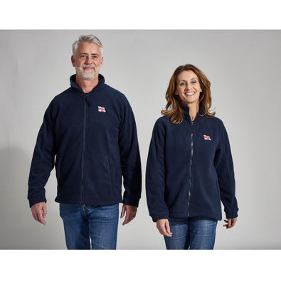 Women's RNLI Flag Full-Zip Fleece, Navy