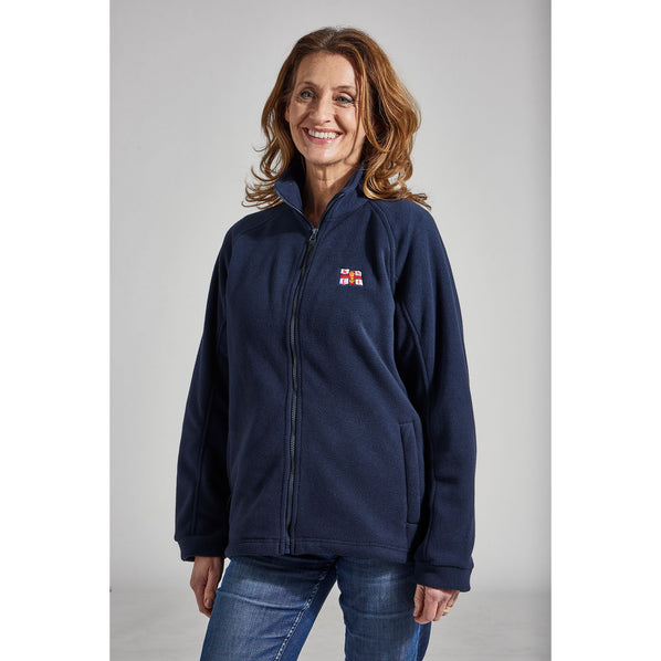 Women's RNLI Flag Full-Zip Fleece, Navy