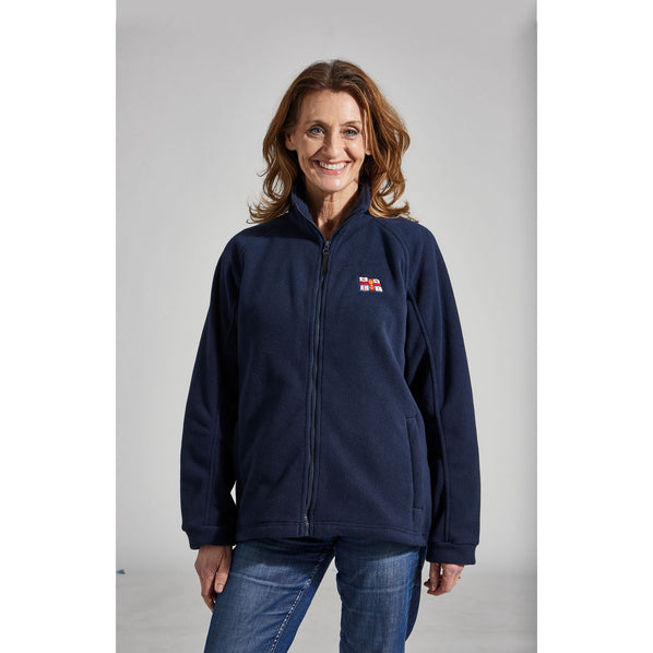 Women's RNLI Flag Full-Zip Fleece, Navy
