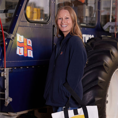 Women's RNLI Flag Full-Zip Fleece, Navy