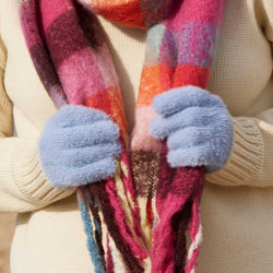 WOMENS DOVE GLOVES BLUE