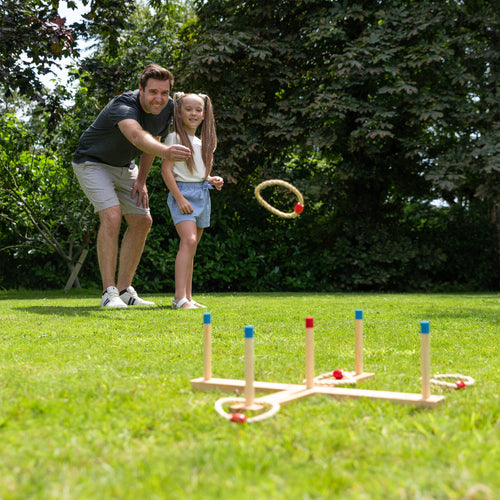Wooden Ring Toss Game