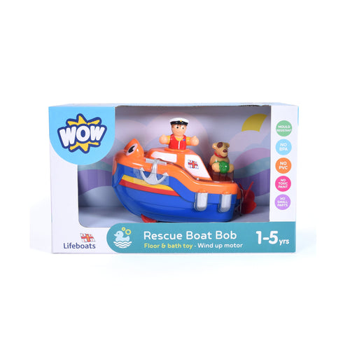 WOW Toys Rescue Boat Bob Bath Toy