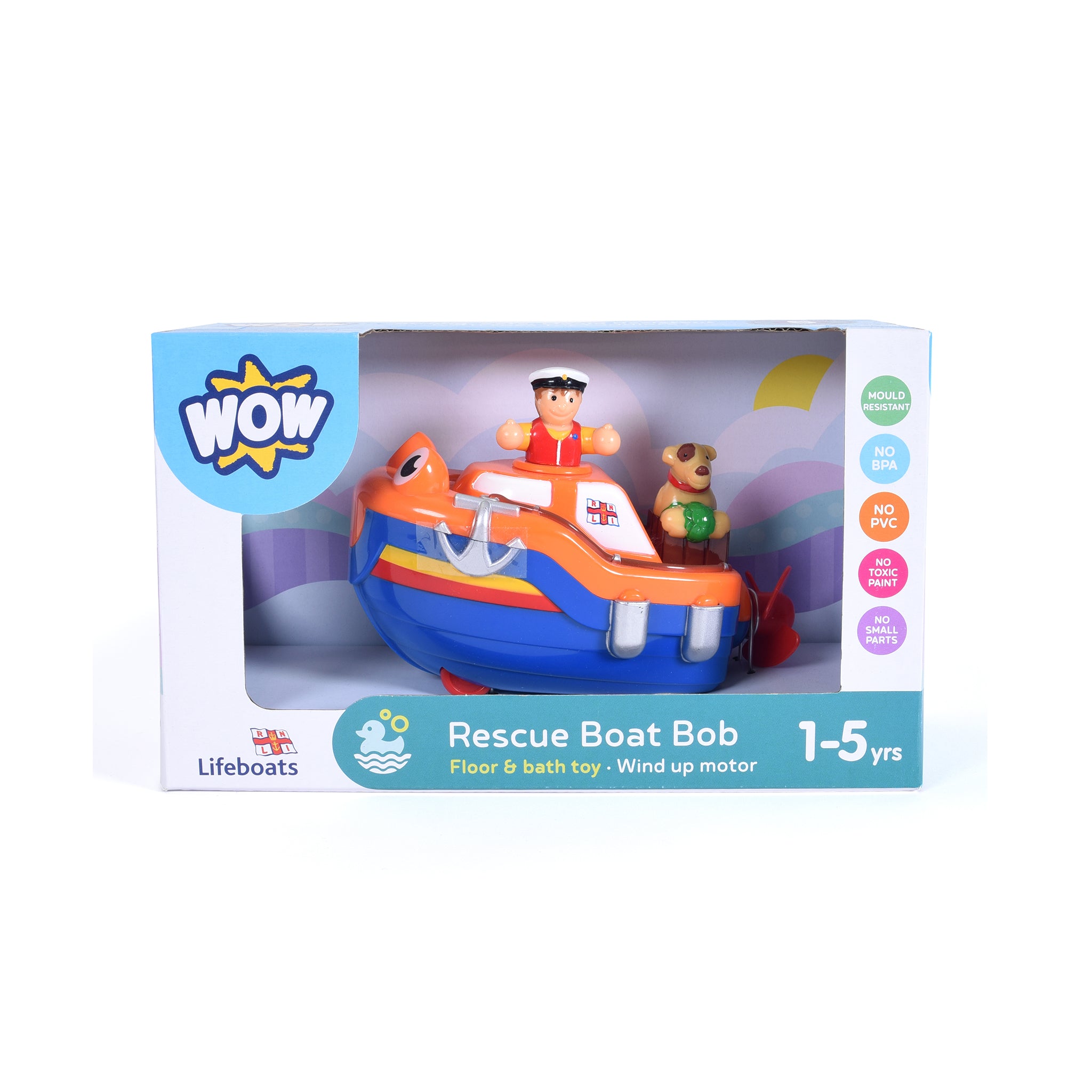 WOW Toys Rescue Boat Bob RNLI Shop