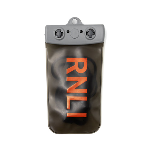 A black Aquapac RNLI Waterproof Stash Pouch. 