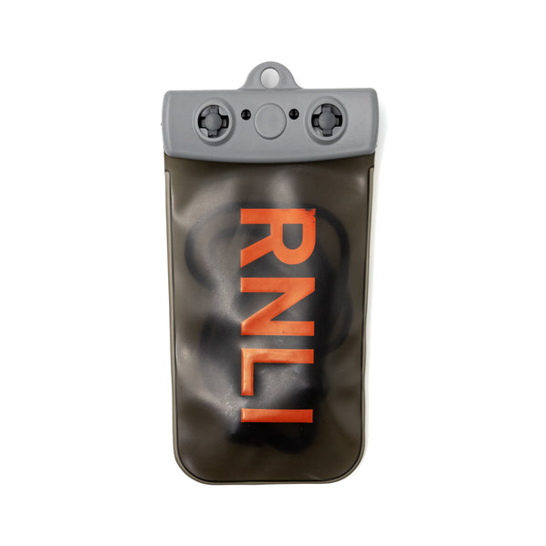 A black Aquapac RNLI Waterproof Stash Pouch. 