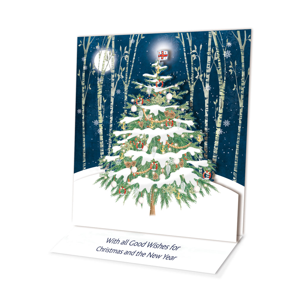 Christmas Tree PopUp Christmas Card RNLI Shop