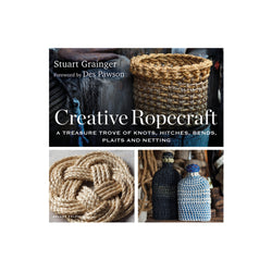 Creative Ropecraft Book cover with images of rope art. 