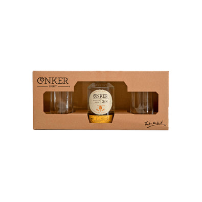 Dorset Dry Gin and Glasses Pack, 35cl