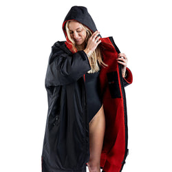 Dryrobe X RNLI Long Sleeve Classic, Black/Red