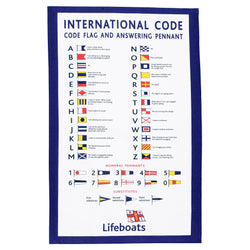 Flag Code Tea Towel