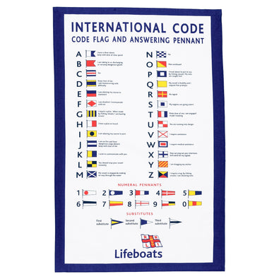 Flag Code Tea Towel