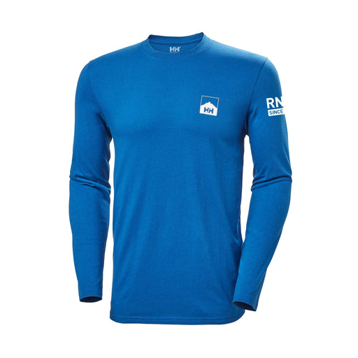 Helly Hansen RNLI Men's Nord Graphic Long Sleeve T-shirt, Blue