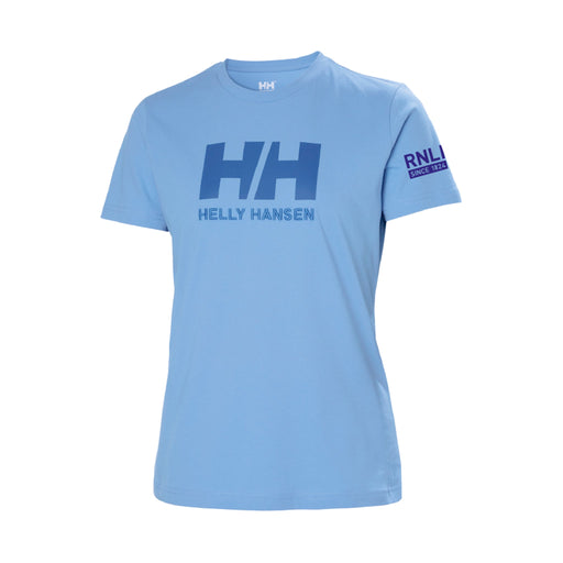 Helly Hansen RNLI Women's Logo T-shirt, Light Blue