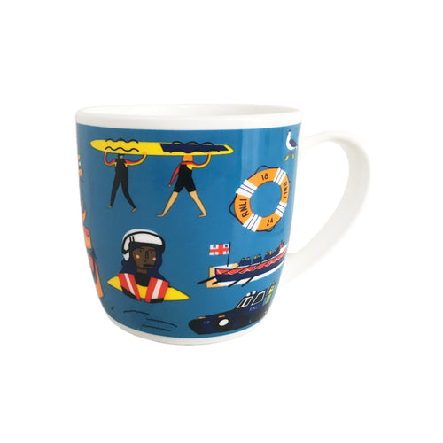 Icons Bone China Mug, Aqua