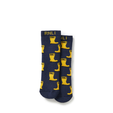Kids Yellow Welly Socks