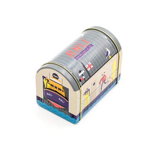 Lifeboat Station Tube Biscuit Tin - Best Before 26 July 2022