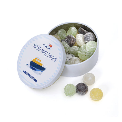 Lifeboats Mixed Mint Drops Travel Tin