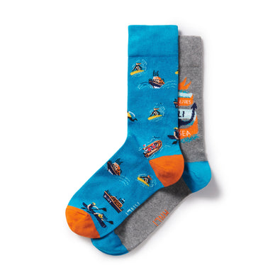 Men's RNLI Jonty Icon Socks, Pack of 2