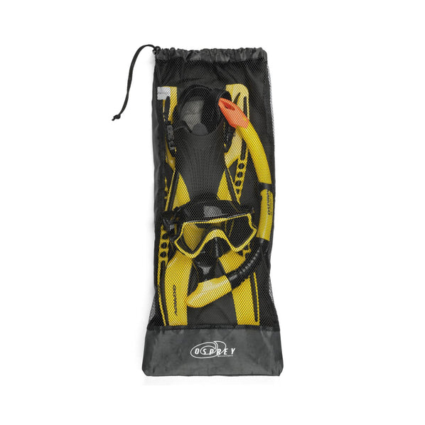 Osprey Mask, Snorkel and Fin Set, Yellow