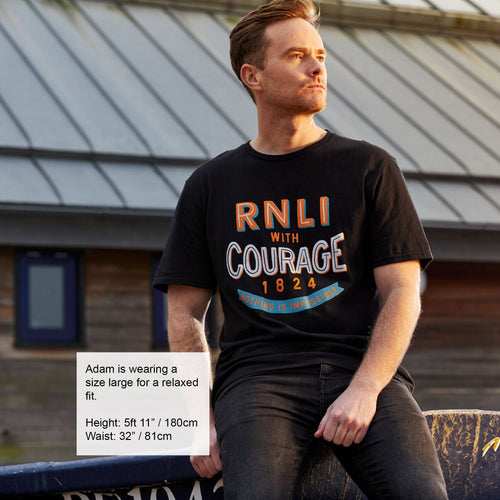 RNLI Bravo T-shirt, Black