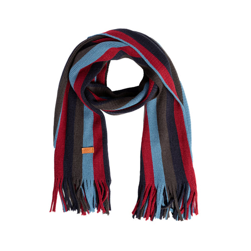 RNLI Colours Stripe Knitted Scarf