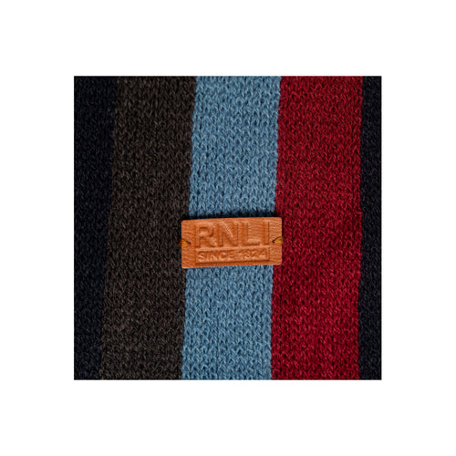 RNLI Colours Stripe Knitted Scarf