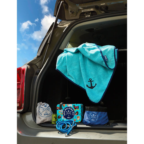 RNLI Dog Towel, Blue