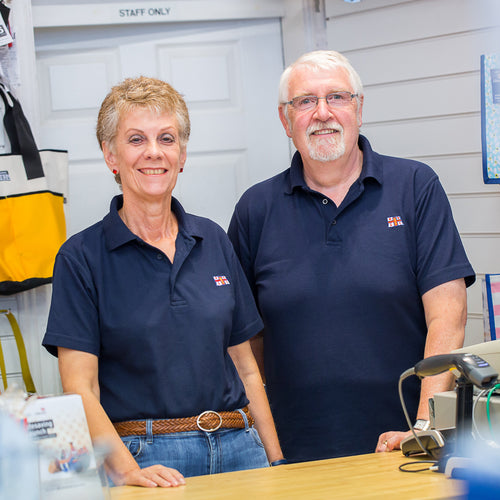 RNLI Flag Polo Shirt, Navy