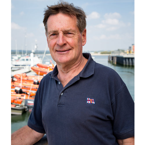 RNLI Flag Polo Shirt, Navy