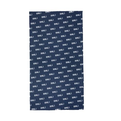 RNLI Logo Print Recycled Snood Navy