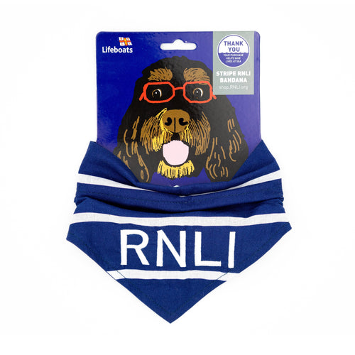 RNLI Stripe Dog Bandana