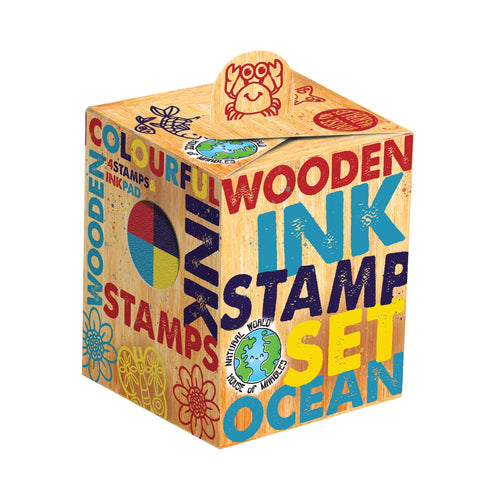Wooden Ocean Stamp Set